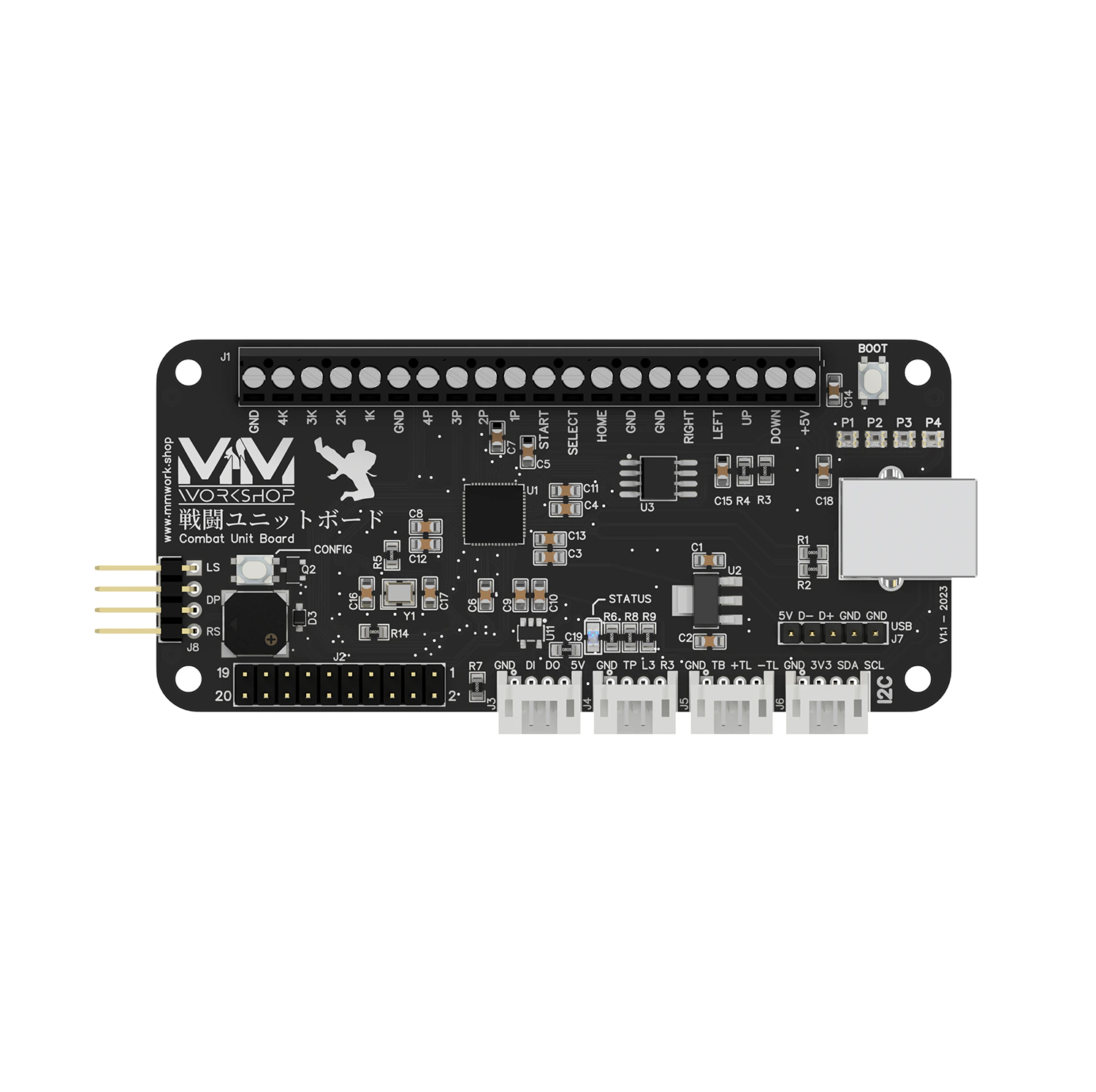 GP2040-CE Combat Unit Board – Image 4